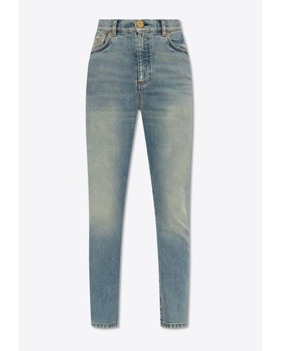Balmain Vintage Skinny Jeans - Blue