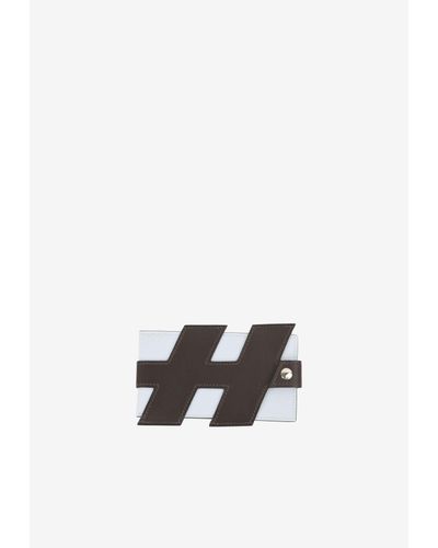 Hermès H-Tag Cardholder - White