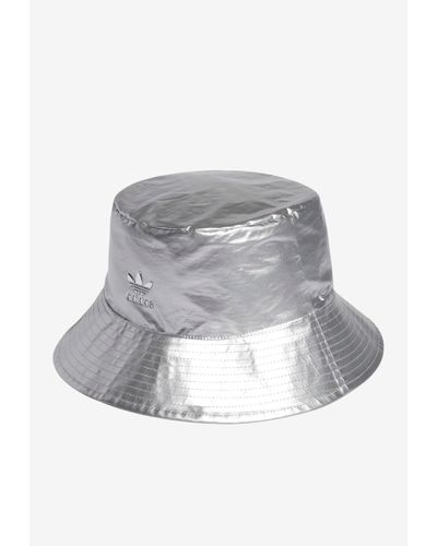 adidas X Ivy Park Reversible Metallic Bucket Hat - White