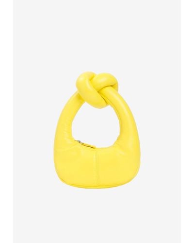 A.W.A.K.E. MODE Small Mia Top Handle Bag - Yellow