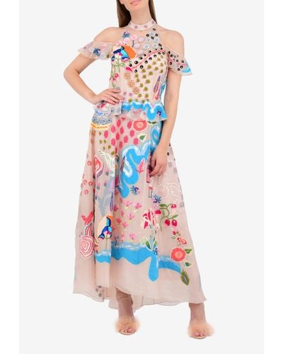 Temperley London Chimera Long Dress - Multicolour
