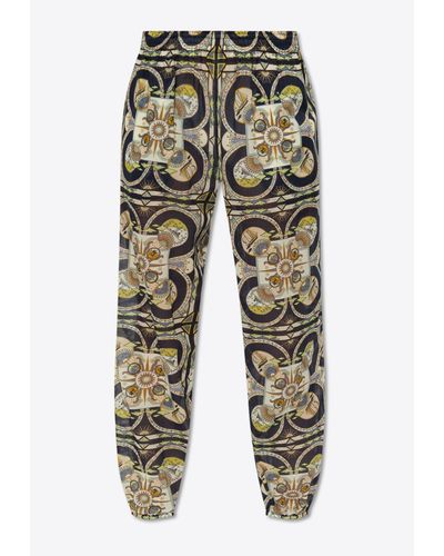 Tory Burch Sundial Square Printed Pants - Multicolor