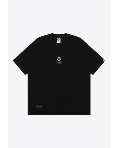 Aape Clover Crewneck T-Shirt - Black