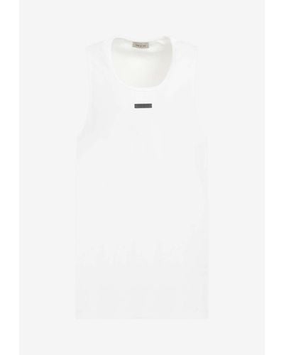 Fear Of God Ribbed Tank Top - White