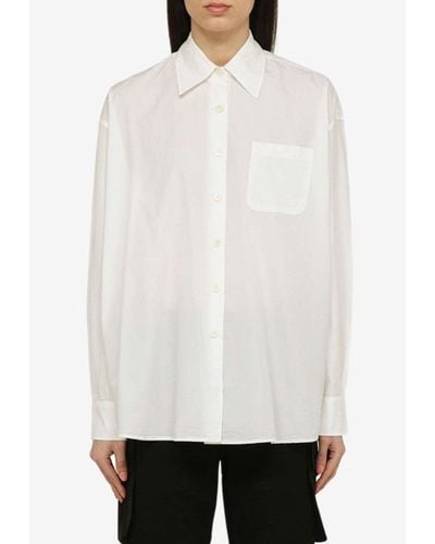 Our Legacy Relaxed-Fit Long-Sleeved Shirt - White