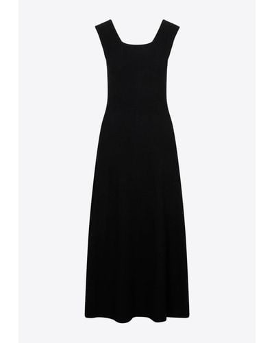 By Malene Birger Lilo Sleeveless Midi Dress - Black