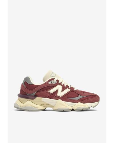 New Balance 9060 Low-Top Sneakers - Red