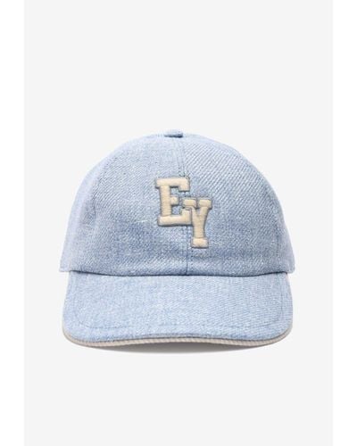 Eleventy Ey Logo Baseball Cap - Blue