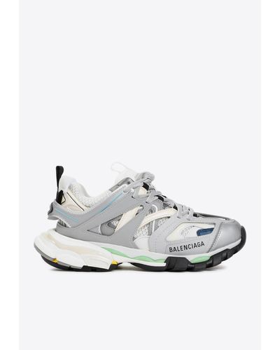 Balenciaga Track Mesh And Nylon Low-Top Sneakers - White