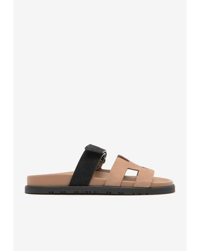 Hermès Chypre Sandals - Natural