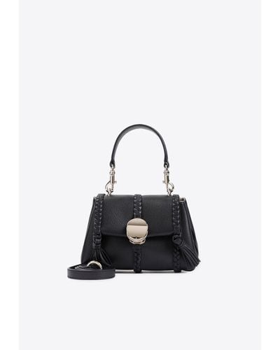Chloé Mini Penelope Top Handle Bag - Black