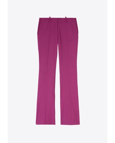 Off-White c/o Virgil Abloh Logo Tailored Pants - Purple