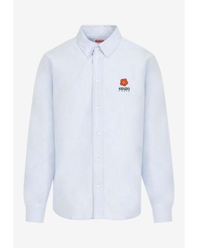 KENZO Boke Flower Crest Shirt - White