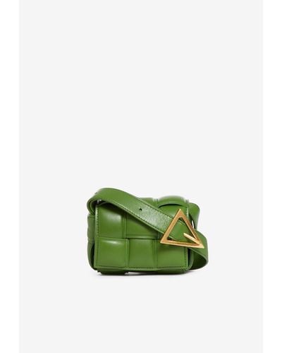 Bottega Veneta Mini Padded Cassette Shoulder Bag - Green