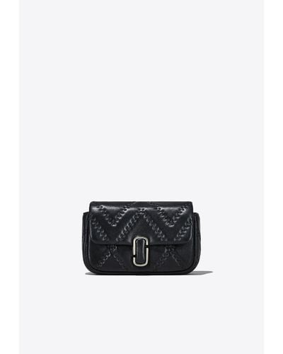 Marc Jacobs The Mini Quilted J Marc Crossbody Bag - White