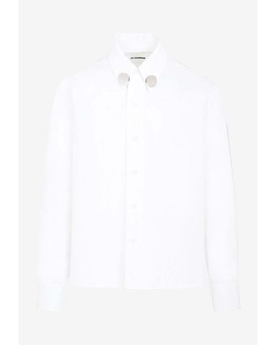 Jil Sander Long-Sleeved Shirt - White