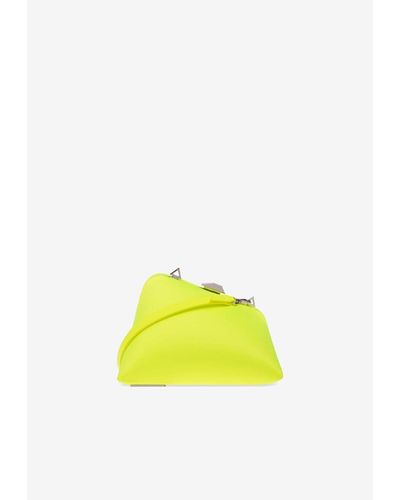 The Attico Mini Midnight Clutch Bag - Yellow