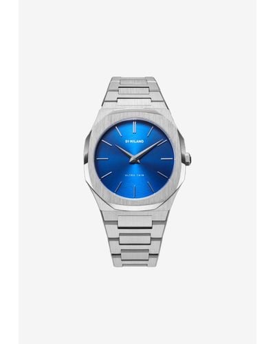 D1 Milano Ultra Thin Bracelet 40 Mm Watch - Blue