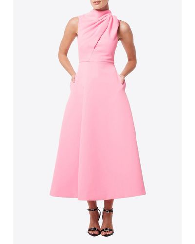 Mossman Cosmic Sleeveless Maxi Dress - Pink