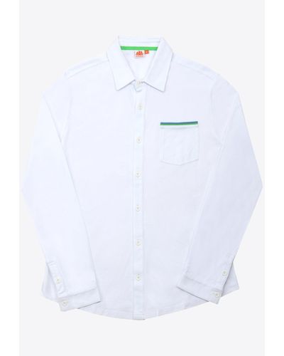 Sundek Jazz Cotton Blend Shirt - White