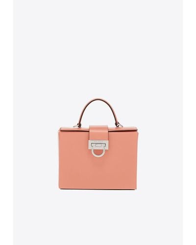 Ferragamo Trifolio Box Bag - Pink