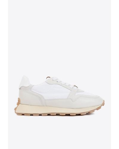 Tod's Low-Top Leather Sneakers - White