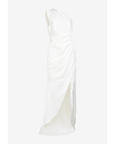 Elliatt Lussatine One-Shoulder Gown - White
