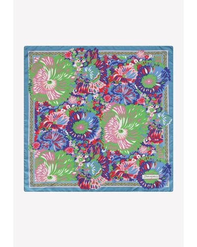 Dolce & Gabbana 60'S Print Twill Scarf - Multicolour