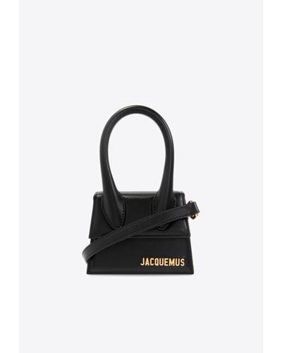 Jacquemus Mini Le Chiquito Leather Bag - Black