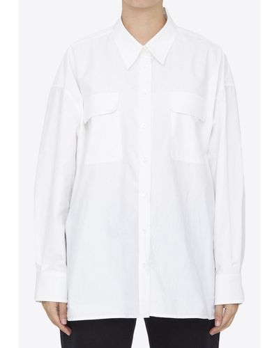ARMARIUM Leo Oversized Long-Sleeved Shirt - White