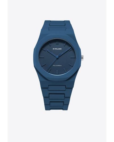 D1 Milano Polycarbonate Quartz Watch - Blue