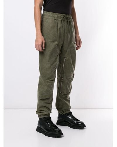 READYMADE Khaki Zip Track Pants in Green for Men | Lyst