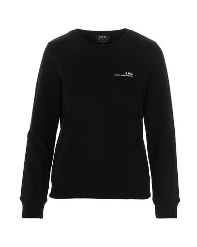 A.P.C. Item Sweatshirt in Black - Lyst