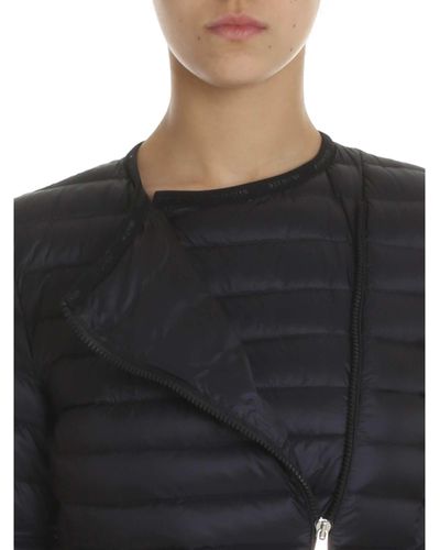 Moncler Synthetic Londres Black Down Jacket For Women - Lyst