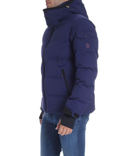3 MONCLER GRENOBLE Synthetic Blue "montgetech" Down Jacket for Men - Lyst