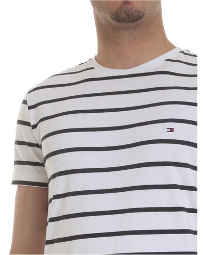 black and white tommy hilfiger shirt