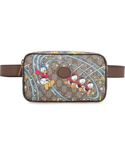Gucci Belt Bag With Logo - Donald Duck Disney X in Gray for Men - Lyst