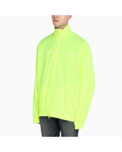Balenciaga Fluo Track Jacket in Yellow for Men | Lyst