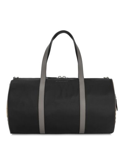 Burberry Fabric Duffle Bag in Black for Men - Lyst