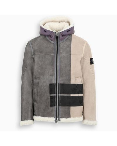 stone island suede jacket