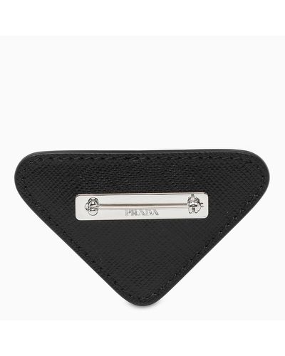 prada logo pin