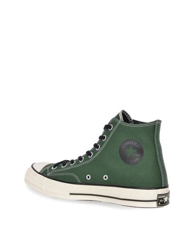 dark green converse low tops