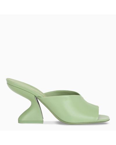 Ferragamo Light Green Sansu 1c Sandals - Lyst