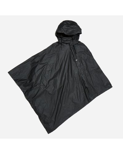 barbour wax cape