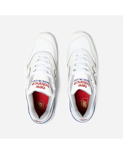 New Balance Suede M 997 Chp "made In Usa" in White for Men | Lyst UK