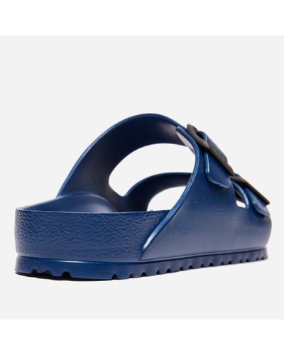 blue rubber birkenstocks