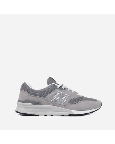 New Balance Synthetic 997 in Grey/White 