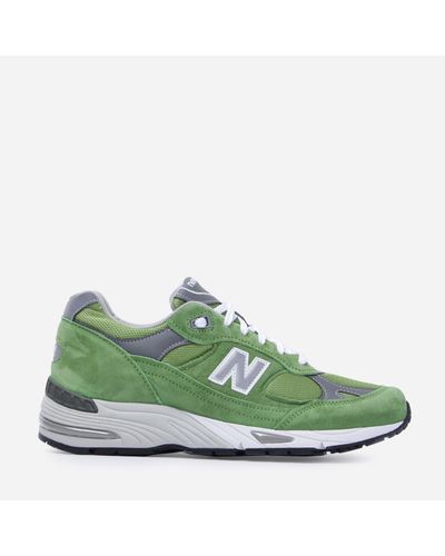 New Balance 991 in Green for Men | Lyst