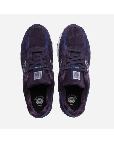 New Balance 990 V4 in Purple for Men | Lyst