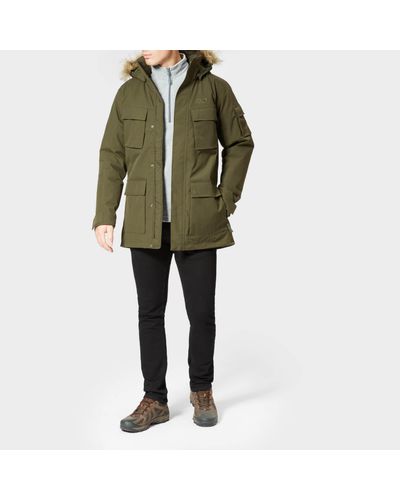 Jack Wolfskin Synthetic Glacier Canyon Parka in Green for Men | Lyst